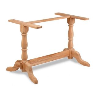 Baxton Twin Wooden Restaurant Table Legs - Wood Colours